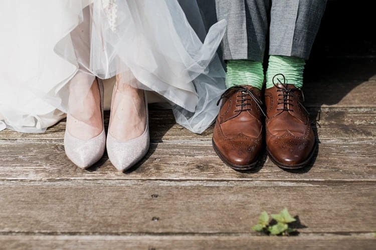 Picture of Married Couple's Shoes